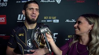 Islam Makhachev: 'Whoever the UFC Puts in Front of Me, I'm Going to Smash These People' | UFC 280