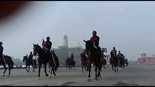 Rehearsal of 74th republic day parade // happy republic day 2023