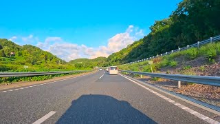 [4K HDR] E2A Japan Chūgoku Expressway: Front View - Ibogawa PA → Nishinomiya Najio PA