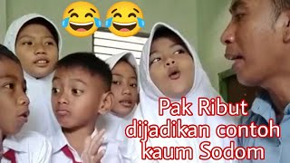 Pak Ribut kena Mental karena ulah Si April | Pak Ribut Guru