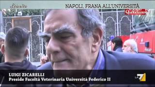 Napoli, frana all'università