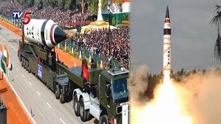 చైనా గుండెల్లో అగ్ని: | Nuclear-Capable Agni-5 Ballistic Missile Aces Test successful | TV5 News