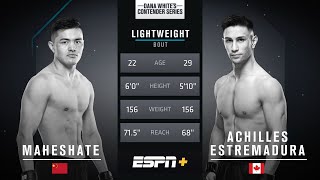 FREE FIGHT | Maheshate Overcomes Big Early Exchanges to Claim UFC Contract | DWCS Season 5