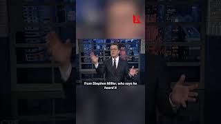 Colbert Ridicules Miller And Noem Blame Game Following Pretti's Death