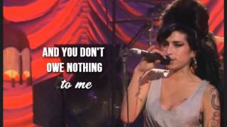 Amy Winehouse-My Tears Dry On Their Own LYRICS