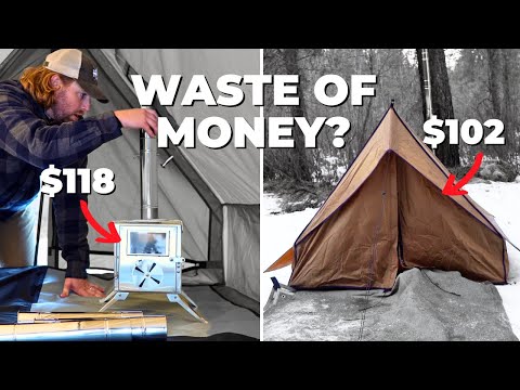 The Cheapest Hot Tent and Stove From TEMU!