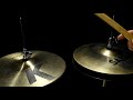 zildjian k vs sabian aa hi hat comparison