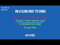 On a slow boat to China - Kay Kyser - JAZZ KARAOKE Low Key G