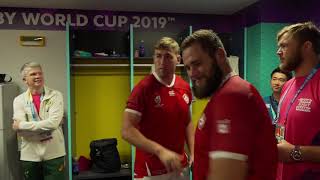 Canada's Josh Larsen apologises to Springboks after red card