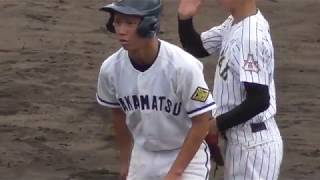 【2018秋季高校野球/センスが光る1年生(盗塁シーン)】2018/09/23高松商高1年生・谷口 聖弥(桜町中)