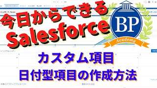 【今日からできるSalesforce】  Salesforceカスタム項目 日付型作成方法