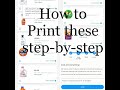 How to Print online coupons step by step from P&G!!