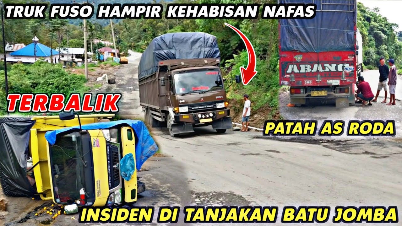 Truk Fuso Hampir Kehabisan Nafas, Canter Patah As Roda, Colt Diesel ...