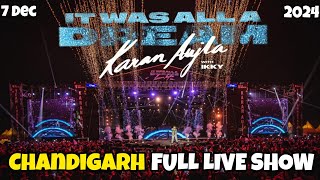 Karan Aujla Chandigarh Full Live Show | 7 Dec 2024 | Exhibition ground sector 34 | Live Concert