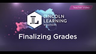 Finalizing Grades