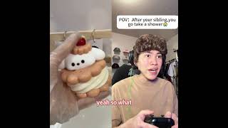 POV: After your sibling,yougo take a shower #fypシ゚ #funny #storytime #elfantics #slime