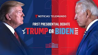 The First 2020 Presidential Debate: Joe Biden & Donald Trump (Full Debate - ENGLISH)