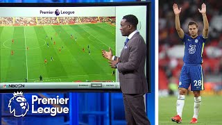 How 10-man Chelsea held Liverpool to a draw | Premier League Tactics Session | NBC Sports