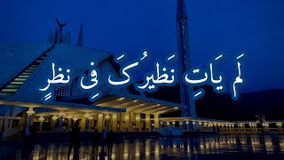 Lam Yati Nazeero | kalaam | Urdu Translation | mominascamera