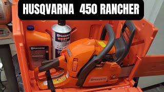 I bought a Husqvarna 450 Rancher Chainsaw!