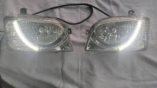 Headlamps with led DRL for Maruti Eeco/ Suzuki Carry van