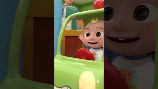 JJ and Cody's Shopping Cart Race! CoComelon #Shorts #nurseryrhymes #cocomelon  #wheelsonthebus