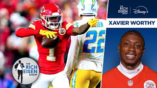 Chiefs WR Xavier Worthy on Leveling Up His Game Thanks to Travis Kelce | The Rich Eisen Show