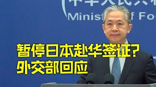 中国暂停向日本游客发放签证？外交部回应