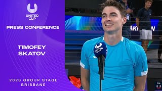 Timofey Skatov On-Court Interview | United Cup 2023 Group B