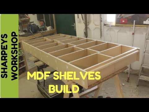 Building a Shelving unit with mdf Building a Shelving unit with mdf
