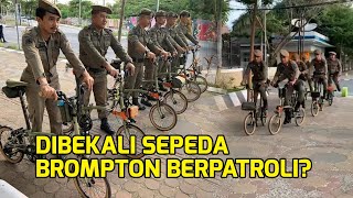 VIRAL Video Petugas Satpol PP Makassar Gunakan Sepeda Brompton Puluhan Juta