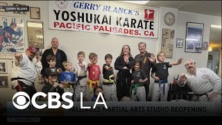 Gerry Blanck talks about his Palisades martial arts studio reopening