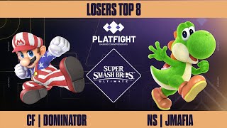 CF | Dominator vs NS | JMafia - Platfight 2024 - Smash Ultimate: Losers Top 8