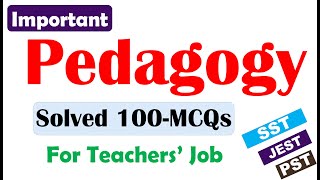 Pedagogy Solved MCQs