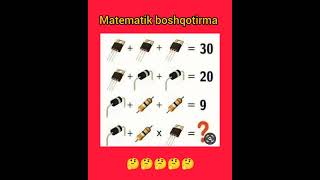 Matematik boshqotirma #illusion  #boshqotirmalar #mantiqiysavol