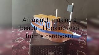 How To Make DIY Pirate Ship Using Cardboard