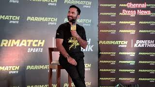 EXCLUSIVE Press Meet with DINESH KARTHIK - Brand Ambassador, Parimatch Sports