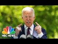 Biden Announces Fully Vaccinated People May Unmask While Outdoors | NBC News