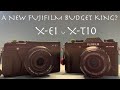 Fujifilm X T10 vs Fujifilm X E1