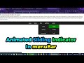 Creating Animated Sliding Menu Indicator using HTML, CSS and jQuery
