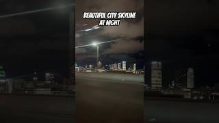 #BEAUTIFUL #CITY #SKYLINE at #NIGHT 🌃🌉🤯 #amazing #pretty #driving #wow #incredible #fascinating