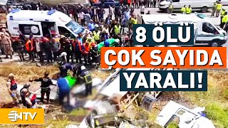 Gaziantep'te Feci Kaza! Minibüs ile Beton Mikseri Çarpıştı | NTV