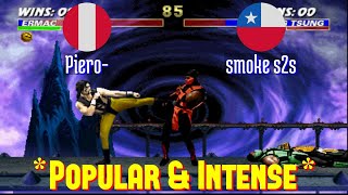 FT5 @umk3: Piero- (PE) vs smoke s2s (CL) [Ultimate Mortal Kombat 3 Fightcade] Feb 3