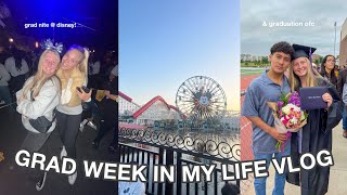 grad week! senior breakfast, graduation vlog, & grad nite @ disneyland