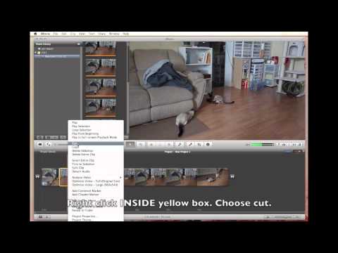iMovie Quick Tut: How to cut out (remove) a section of a video iMovie Quick Tut: How to cut out (remove) a section of a video