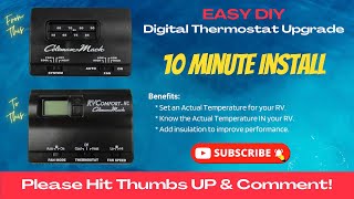 Digital Thermostat Install   HD 1080p