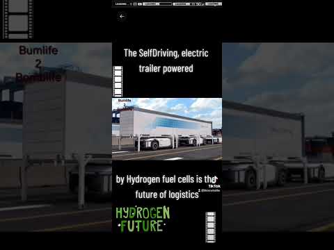 Autonomous electric trailer powered by hydrogen fuel cells