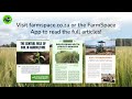 the full publication of myfarm magazine is now available on the farmspace app and website