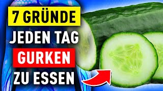 7 Geheime Vorteile des täglichen Verzehrs von Gurken!