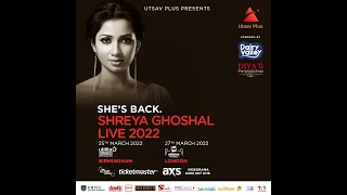 Shreya Ghoshal Live In Concert UK Tour 2022